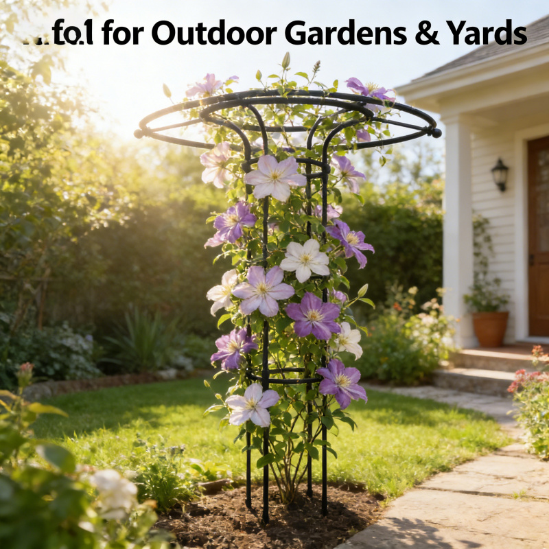 Vine Climbing Plastic - Umbrella Shaped Mushroom Head Garden Plant