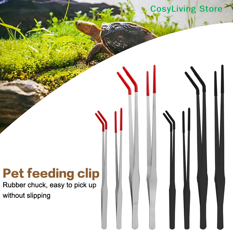 Reptile Feeding Tongs With Rub - Feeding Tong Stainless avis et prix
