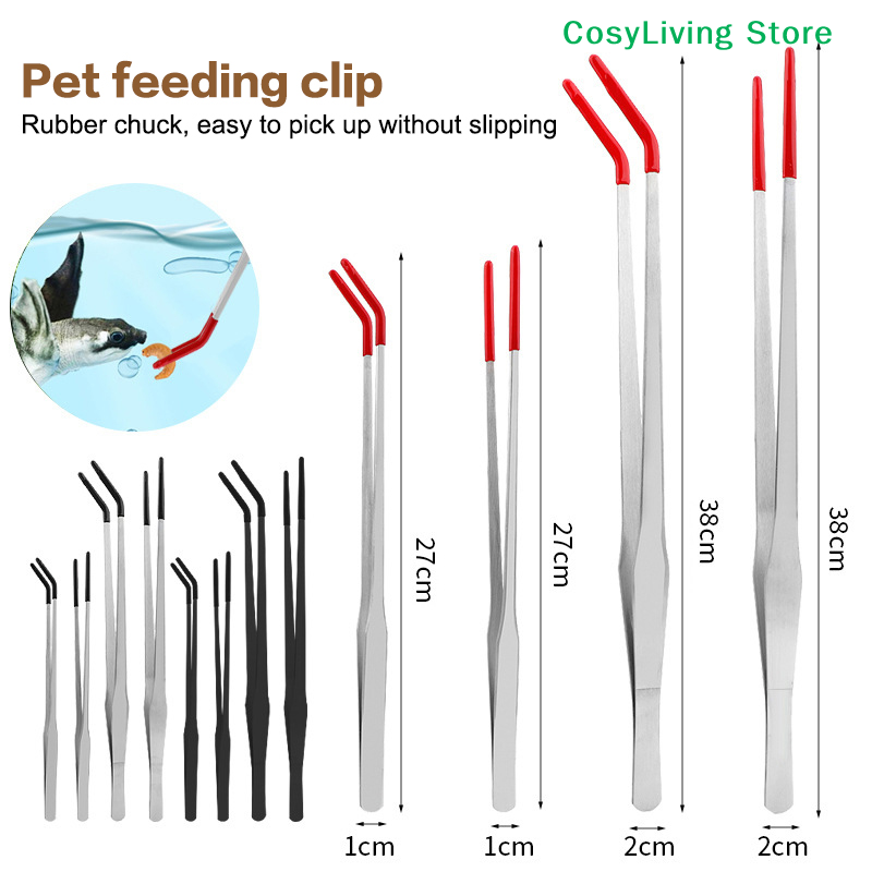 Reptile Feeding Tongs With Rub - Feeding Tong Stainless avis et prix