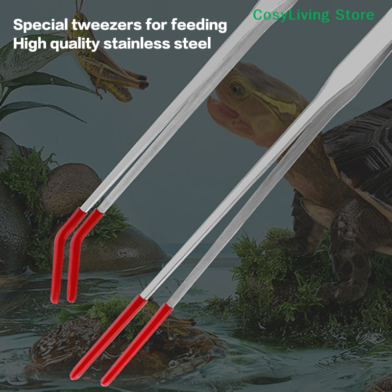 Reptile Feeding Tongs With Rub - Feeding Tong Stainless avis et prix