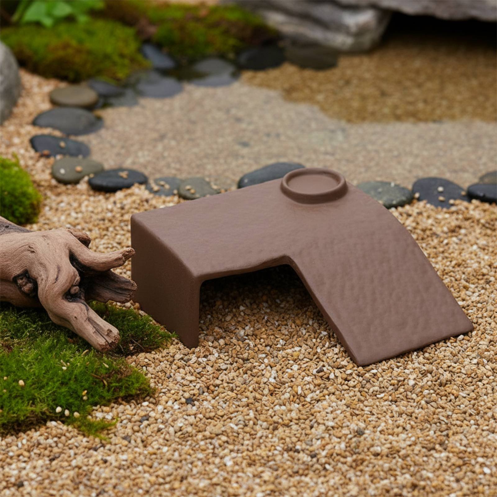 2 Pieces Turtle Basking Dock E - Hide Cave Ceramic avis et prix