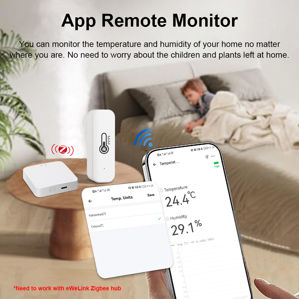 Ewelink ZigBee Smart Temperatu - Digital Hygrometer Probe avis et prix