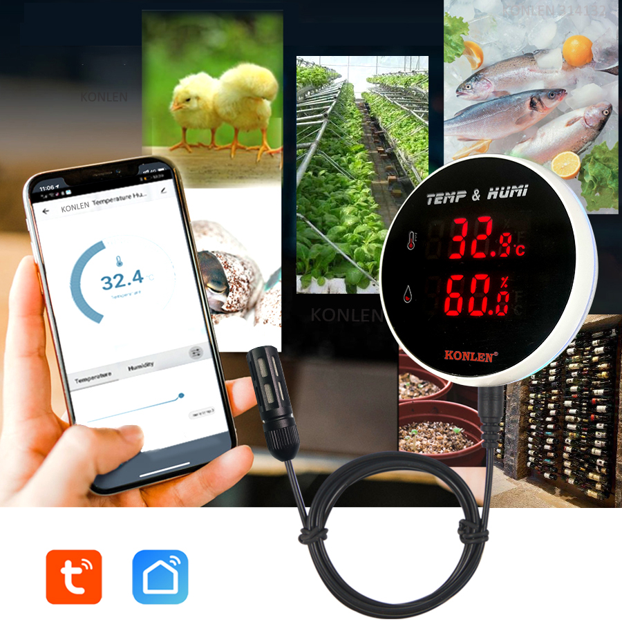 Tuya WIFI Temperature Humidity - Digital Hygrometer Probe avis et prix