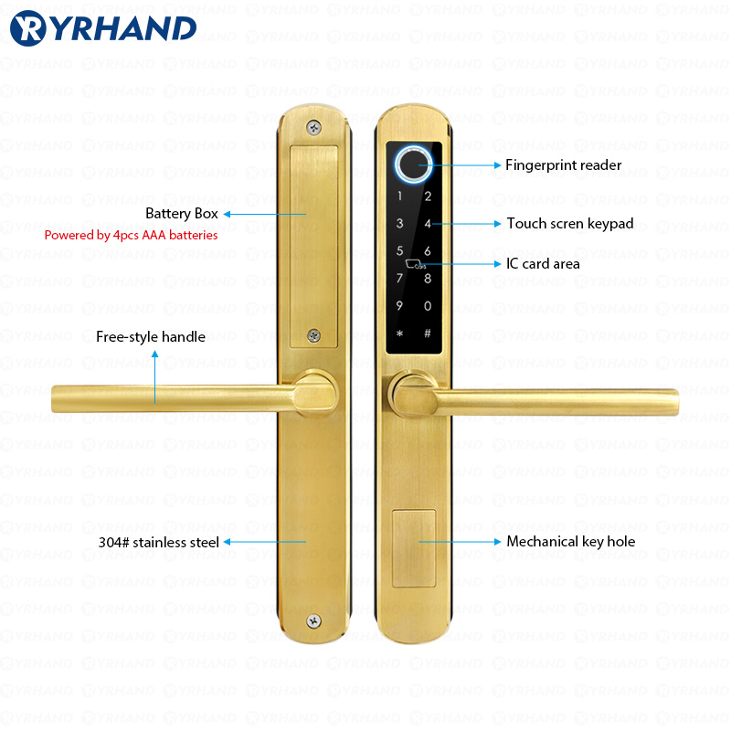 IP66 Gold Stainless steel Slid - Glass Door Hinge avis et prix