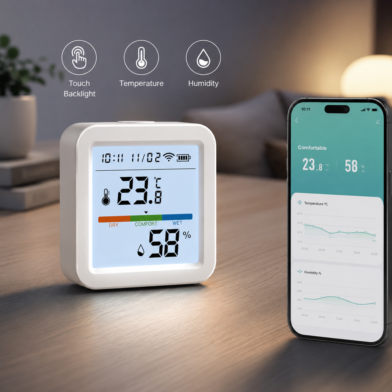 Tuya WiFi Temperature Humidity - Digital Hygrometer Probe avis et prix