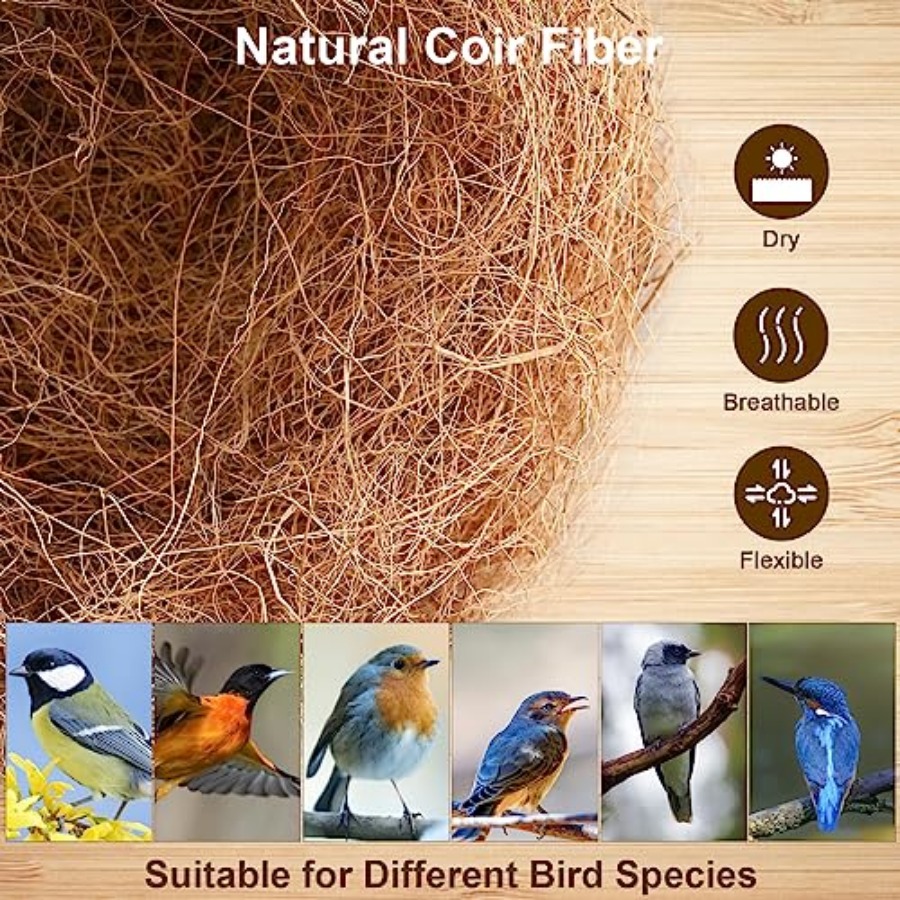PCS Coconut Fiber for Bird Nes - Substrate Coconut Fiber avis et prix