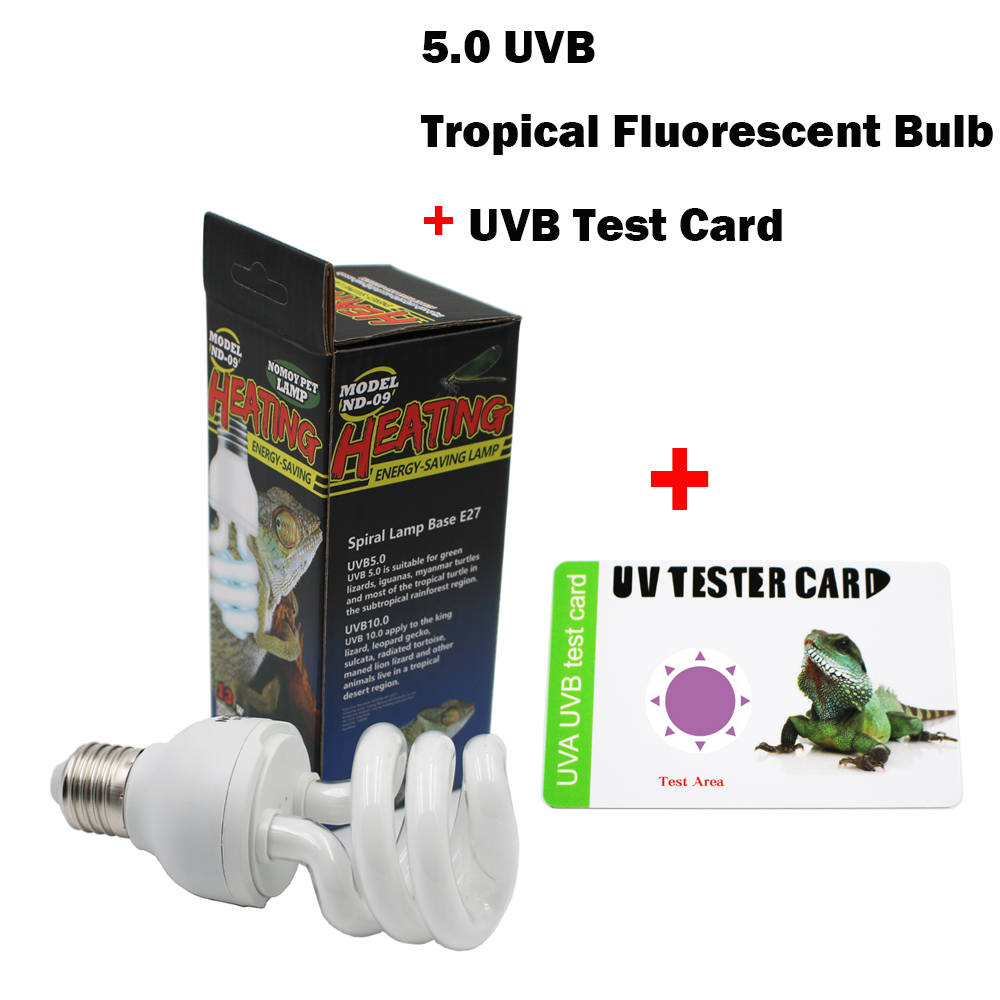 Reptile 5.0 UVB Lamp Bulb Ligh - Calcium Powder Reptile avis et prix