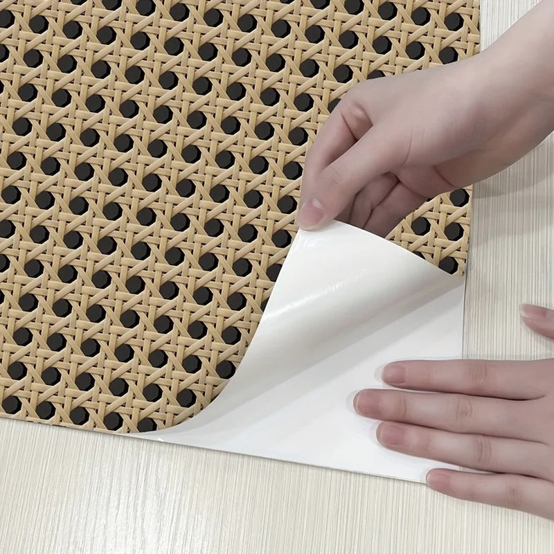 45cm Retro Rattan Pattern Self - Pvc Panel Background avis et prix