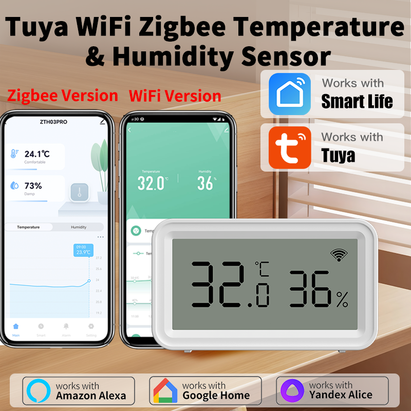 Tuya Zigbee WiFi Thermometer H - Digital Hygrometer Probe avis et prix