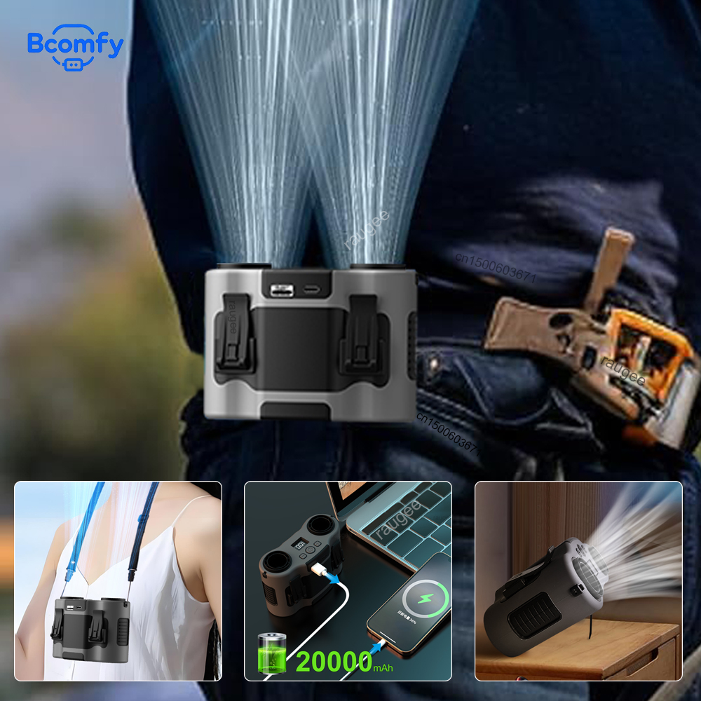 20000mAh Waist Fan Portable Ou - Timer Dual Outlet avis et prix