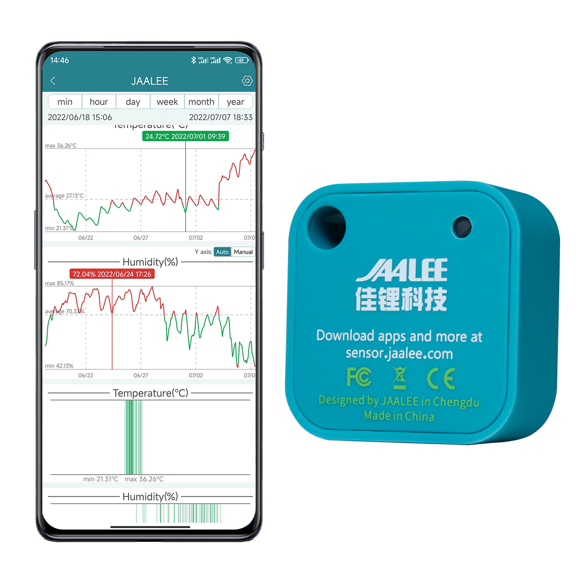 jaalee JHT Temperature/Humidit - Digital Hygrometer Probe avis et prix