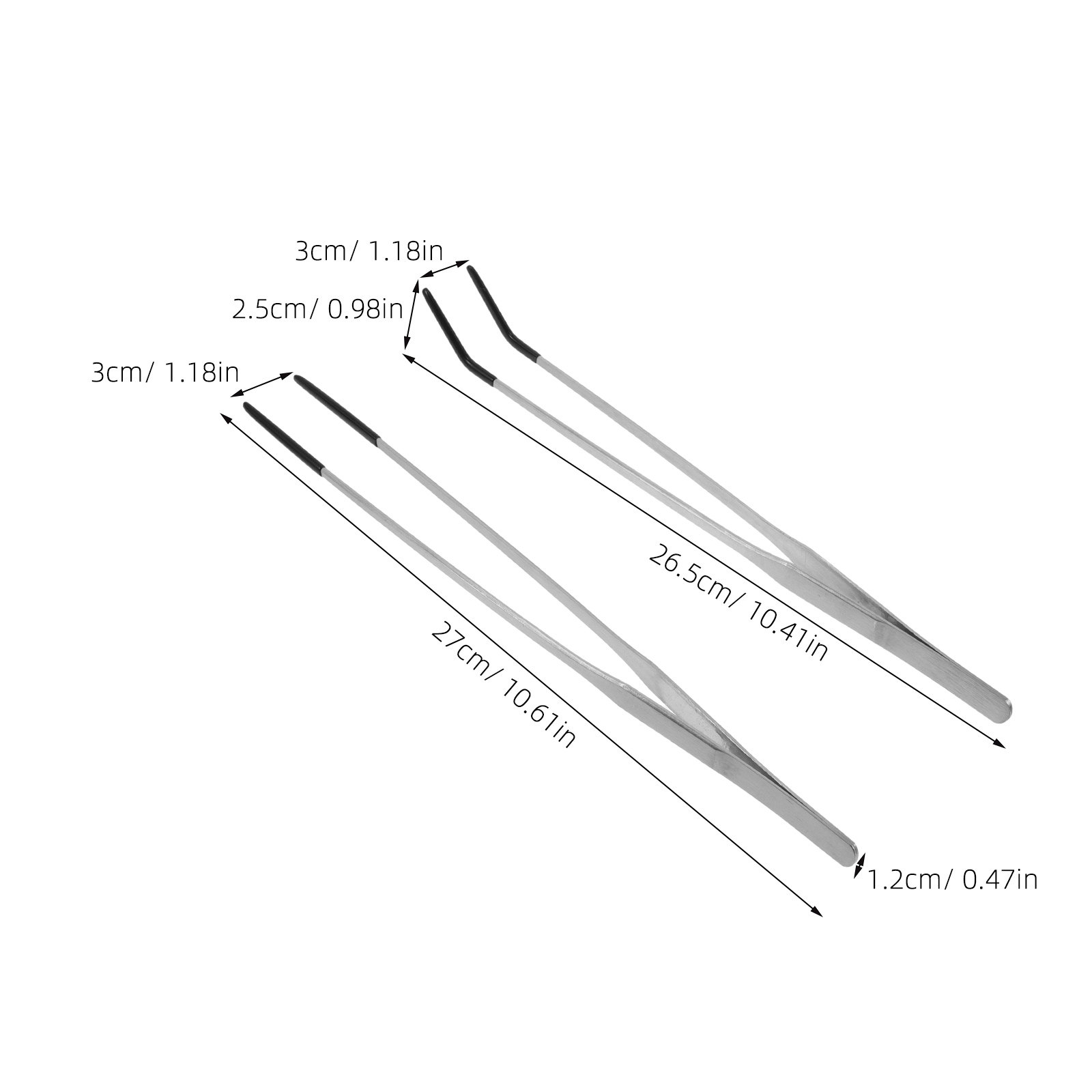 2Pcs Stainless Steel Feeding T - Feeding Tong Stainless avis et prix