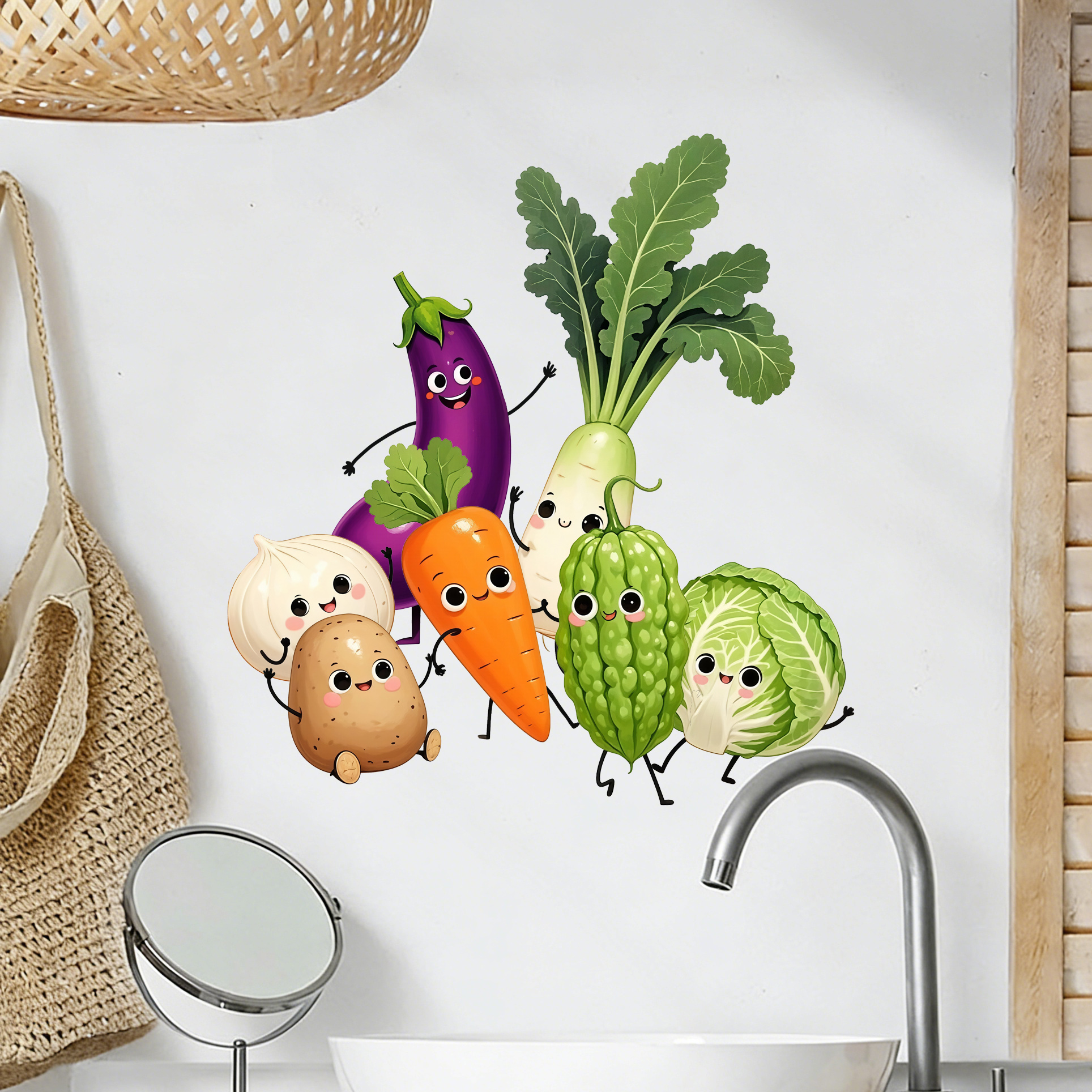Emotionally Expressive Vegetab - Pvc Panel Background avis et prix