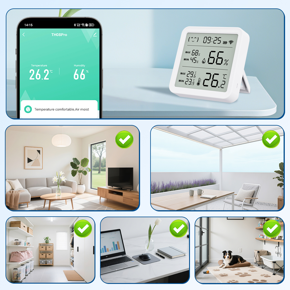 Tuya WiFi Thermometer hygromet - Digital Hygrometer Probe avis et prix