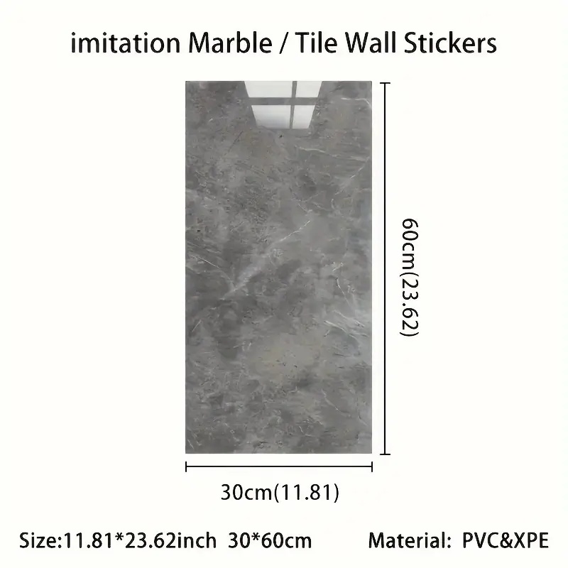 30cm*60cm Imitation Marble Til - Pvc Panel Background avis et prix
