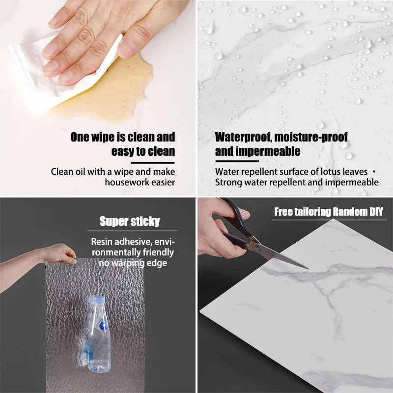 30cm*60cm Imitation Marble Til - Pvc Panel Background avis et prix