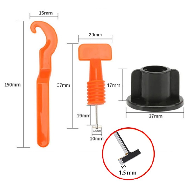 51Pcs Floor Tile Leveling Syst - Ceramic Tile Floor avis et prix