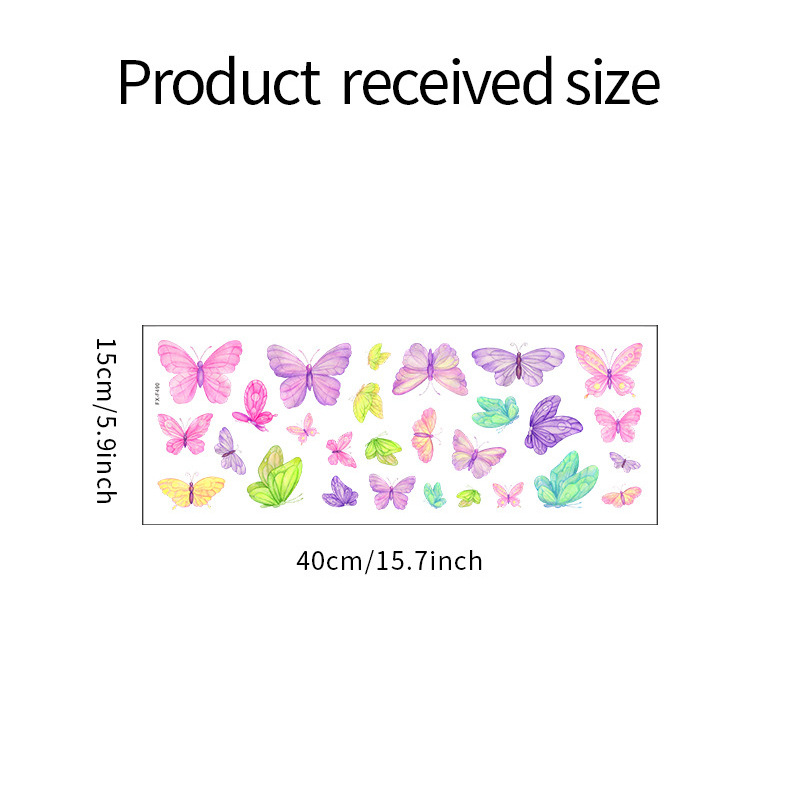 Romantic butterfly Wall Sticke - Pvc Panel Background avis et prix
