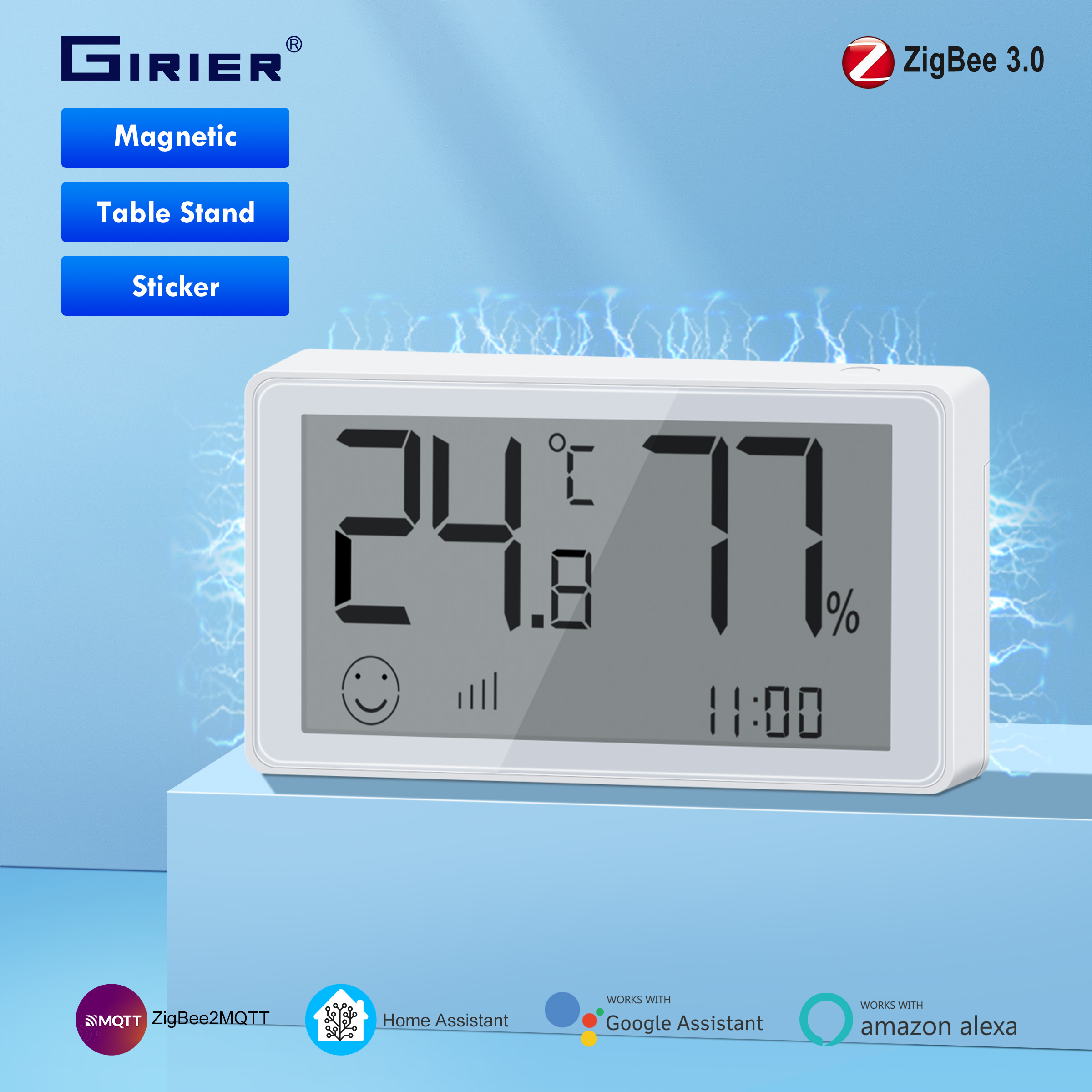 GIRIER ZigBee 3.0 Smart Temper - Digital Hygrometer Probe avis et prix
