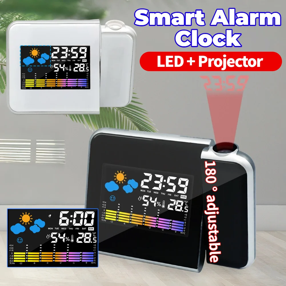 Projection Clock Digital LED P - Digital Hygrometer Probe avis et prix