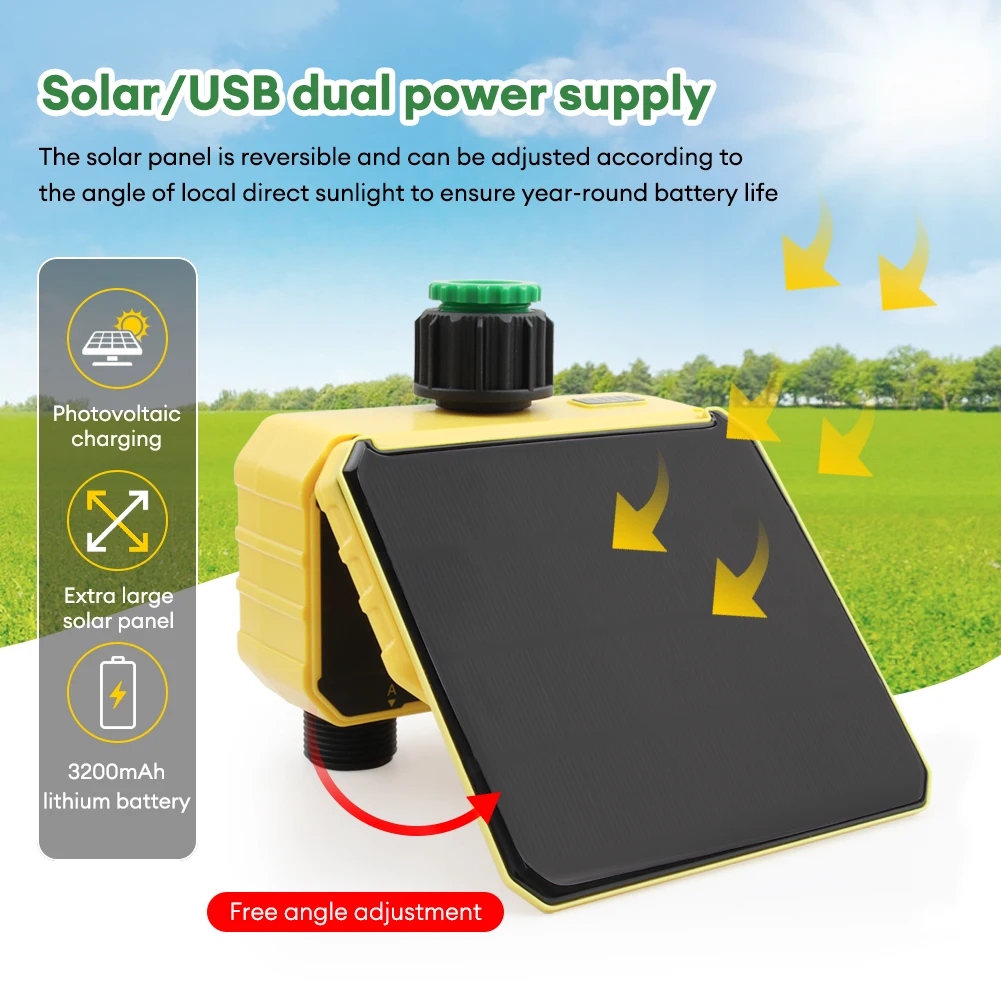 WiFi Solar Timer Dual Water Va - Timer Dual Outlet avis et prix