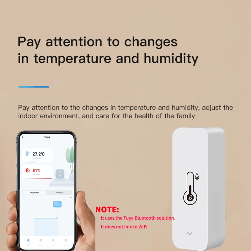 Smart Temperature Humidity Sen - Digital Hygrometer Probe avis et prix