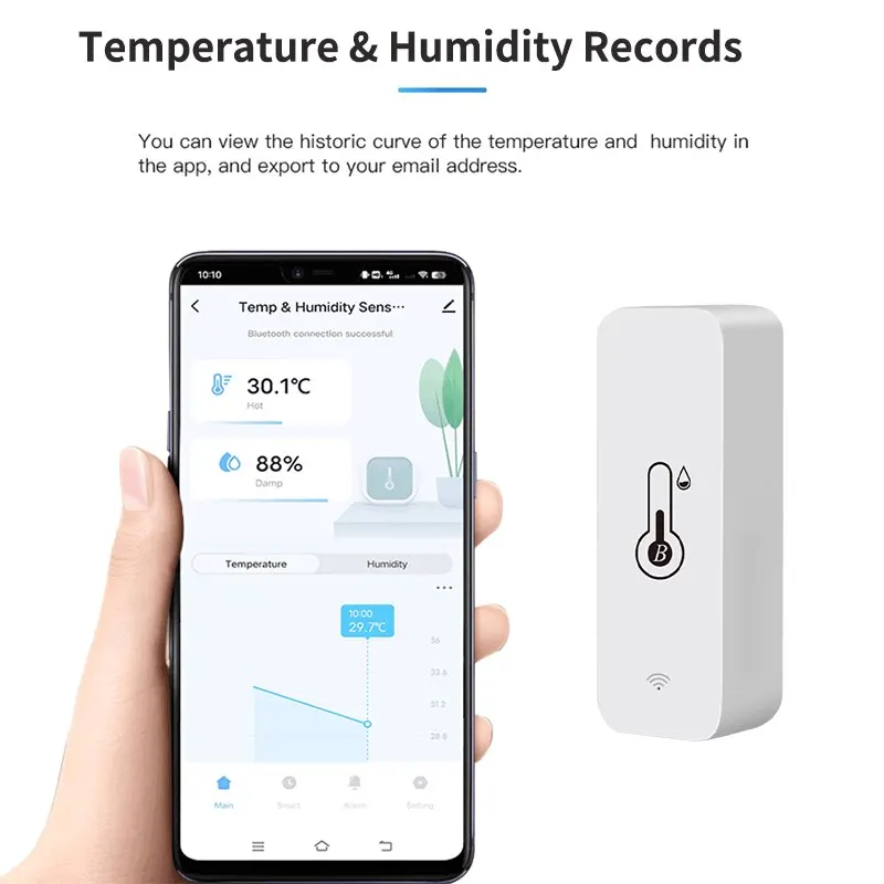 Smart Temperature Humidity Sen - Digital Hygrometer Probe avis et prix