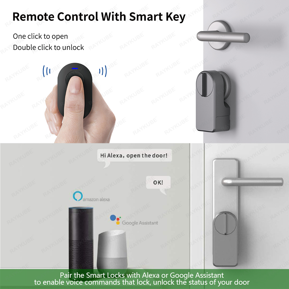 RAYKUBE A1 Pro Tuya BEL Smart  - Glass Door Hinge avis et prix
