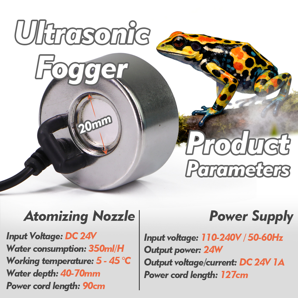 110-240V Ultrasonic Fogger w/  - Terrarium Fogger Ultrasonic avis et prix