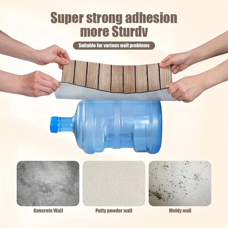 Self Adhesive Waterproof 3D Wa - Pvc Panel Background avis et prix