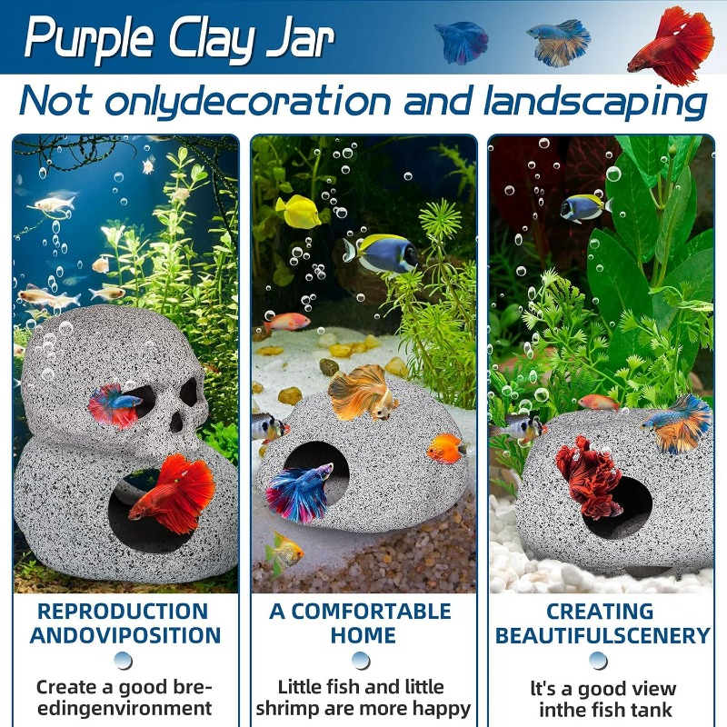 Aquarium Decorations Cave Fish - Hide Cave Ceramic avis et prix