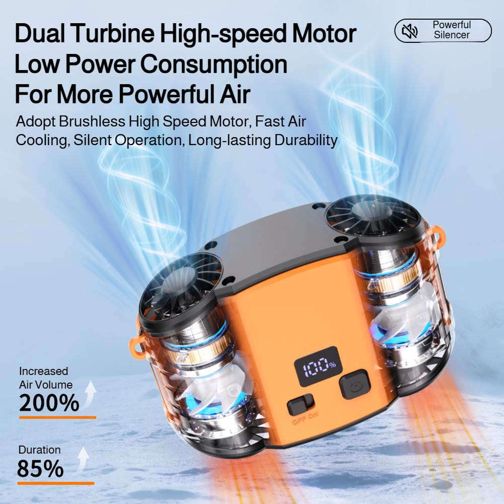 Outdoor Double Air Outlet Fan  - Timer Dual Outlet avis et prix