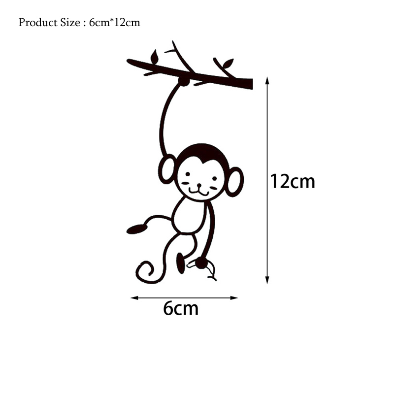 Black Cute Monkey Hanging Tree - Pvc Panel Background avis et prix
