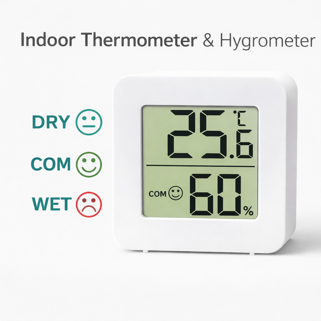 Mini Indoor Thermometer Hygrom - Digital Hygrometer Probe avis et prix