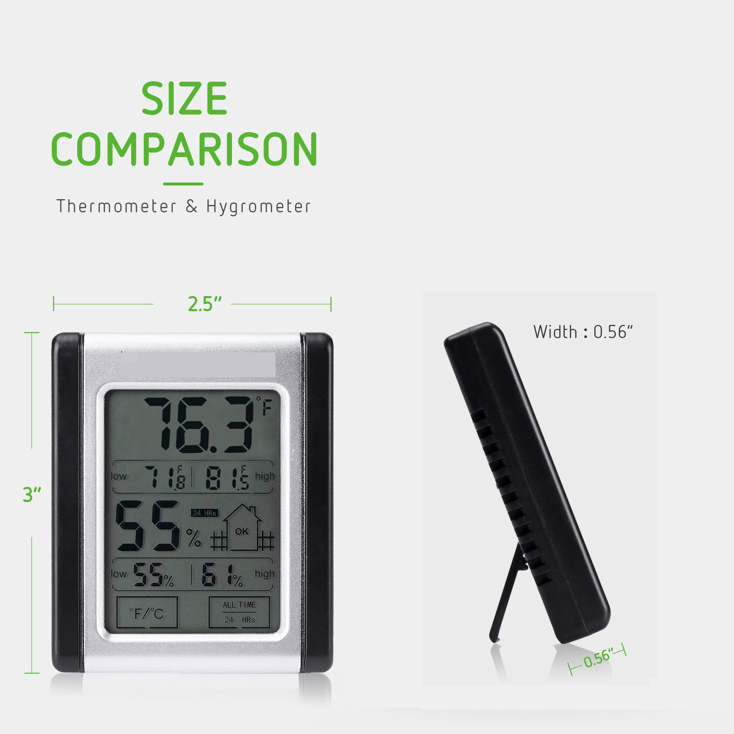 Digital Indoor Thermometer Hyg - Digital Hygrometer Probe avis et prix