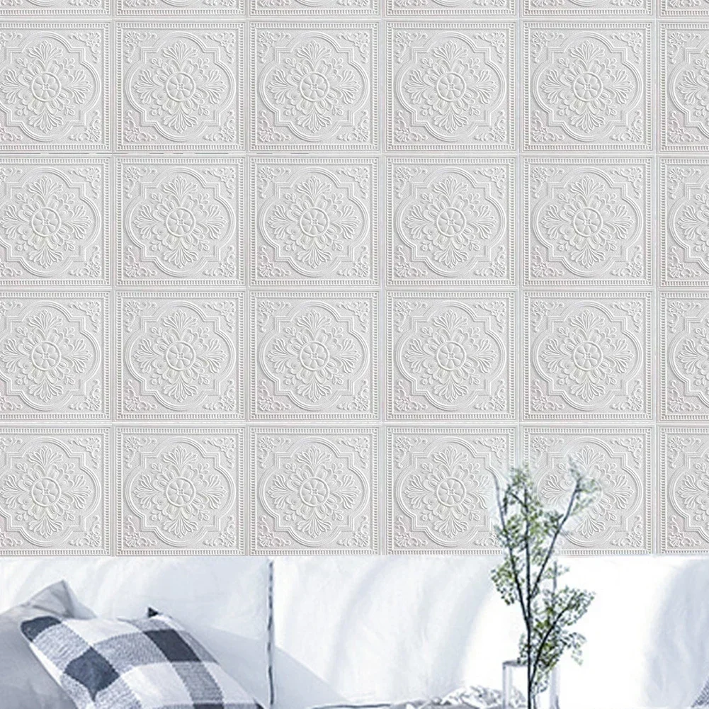 1/10 Pc 3D Wall Panel Wall Sti - Pvc Panel Background avis et prix