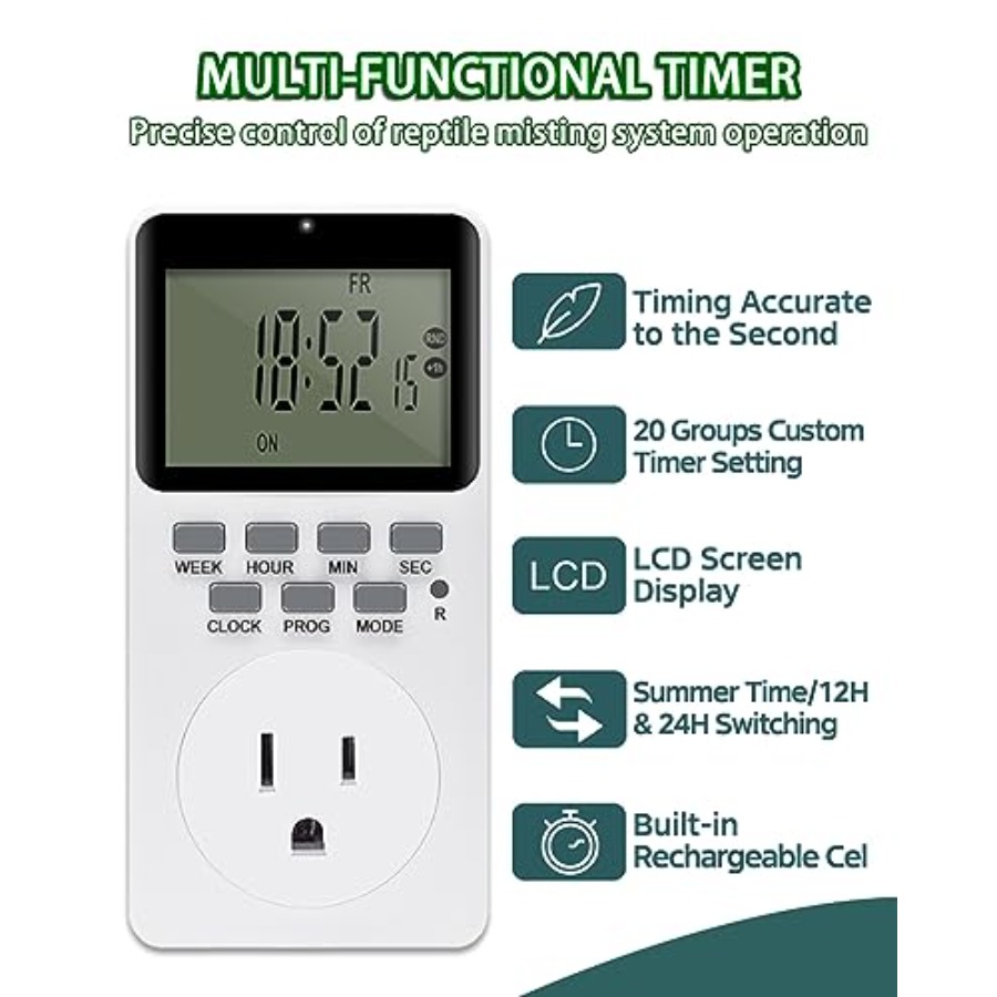 Automatic Reptile Mister Syste - Misting Nozzle Reptile avis et prix