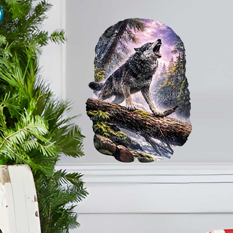 Wild Timberwolves Pattern Wall - Pvc Panel Background avis et prix