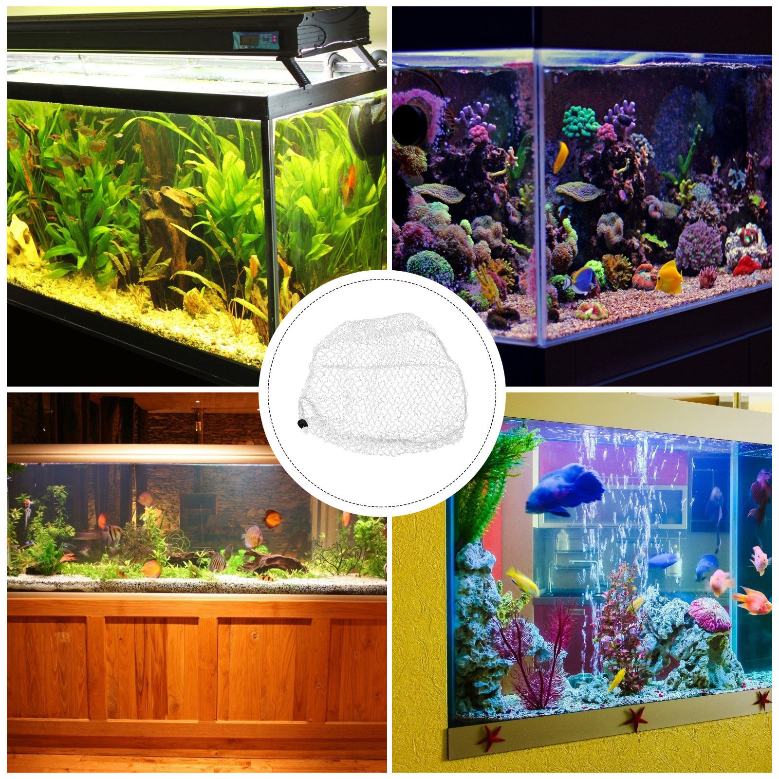 40x20cm Lightweight Nylon Aqua - Screen Top Mesh avis et prix
