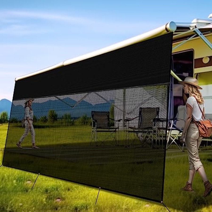 RV Awning Shade Screen 9' x 15 - Screen Top Mesh avis et prix