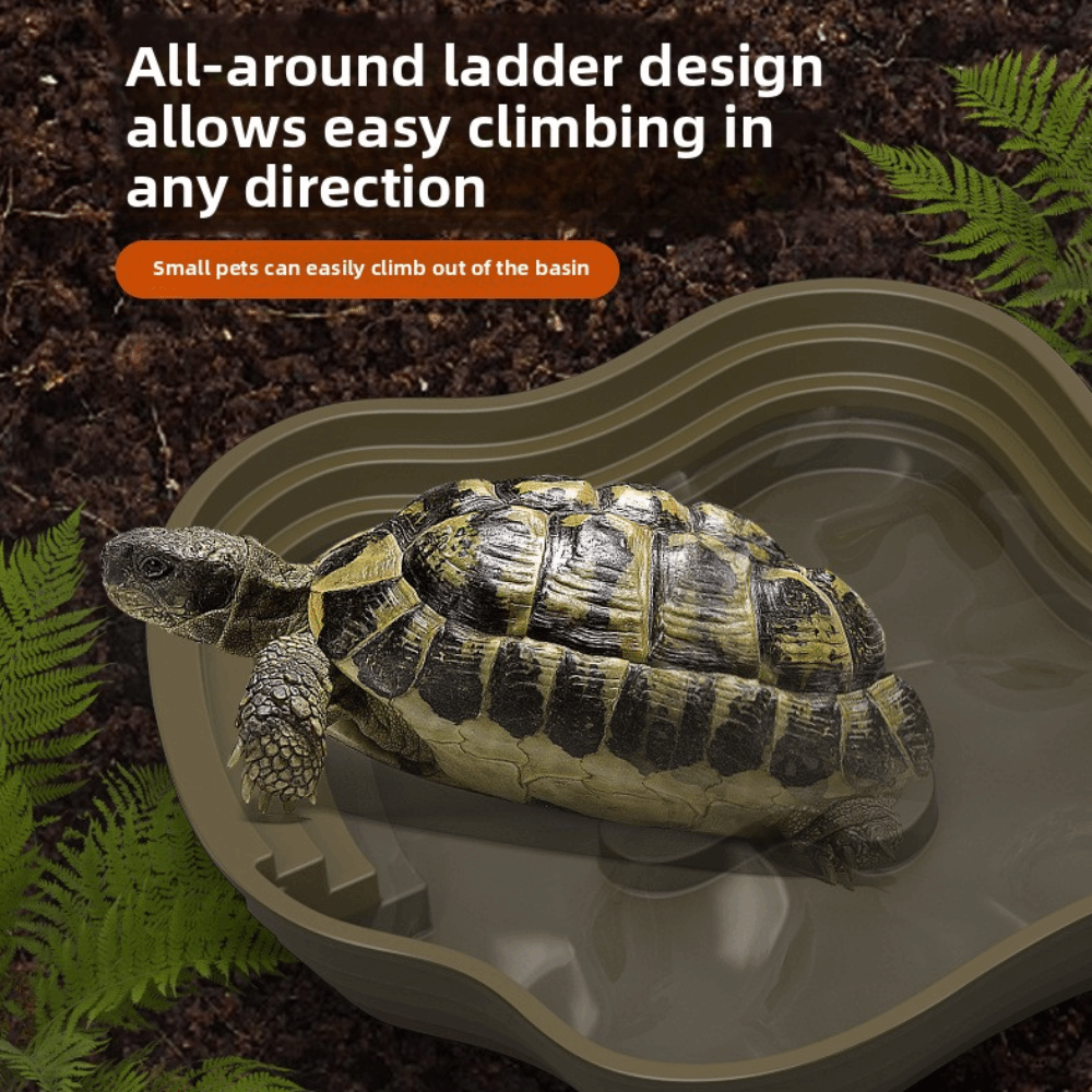 New Plastic Turtle Water Basin - Water Dish Reptile avis et prix