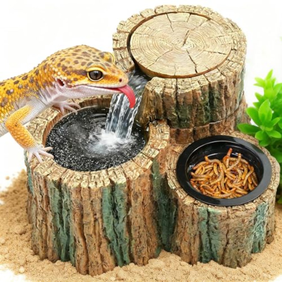 2 in 1 Reptile Water Fountain  - Water Dish Reptile avis et prix